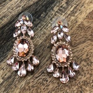 Gold/Pink Glam Earrings |PLZ READ DESCRIPTION!